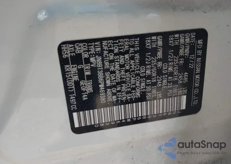 2023 Nissan Rogue Sv Intelligent Awd z USA, uszkodzony, nr VIN JN8BT3BB6PW469380